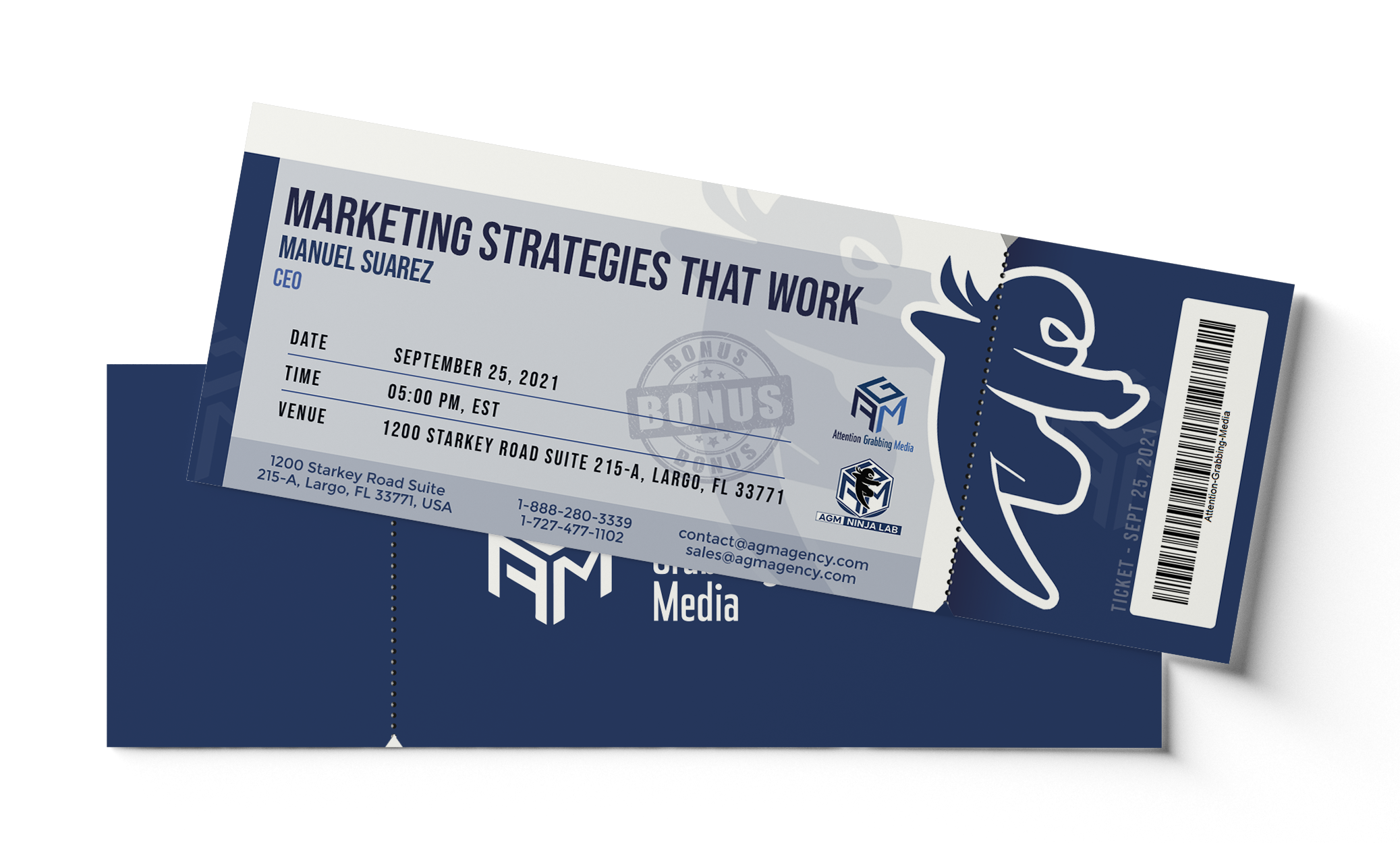 AGM event ticket 1 mu B