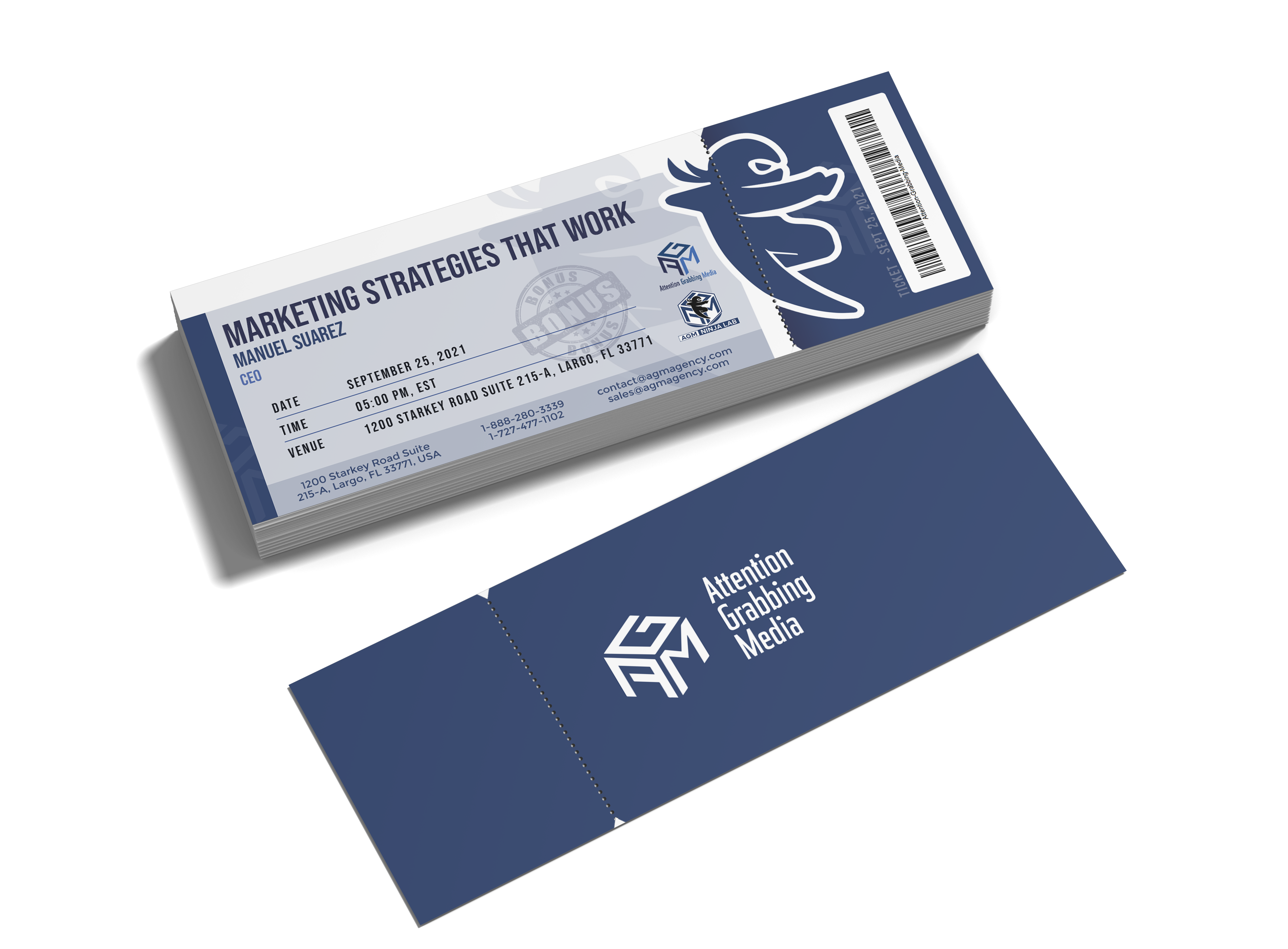 AGM event ticket 1 mu C
